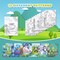 12 Packs Animal Pre Drawn Canvas to Paint, Animal Pre Printed Canvas for Painting, Pre Stretched Canvas Outline Painting Boards for Beginners, Students, Party Favors(5 * 7in)